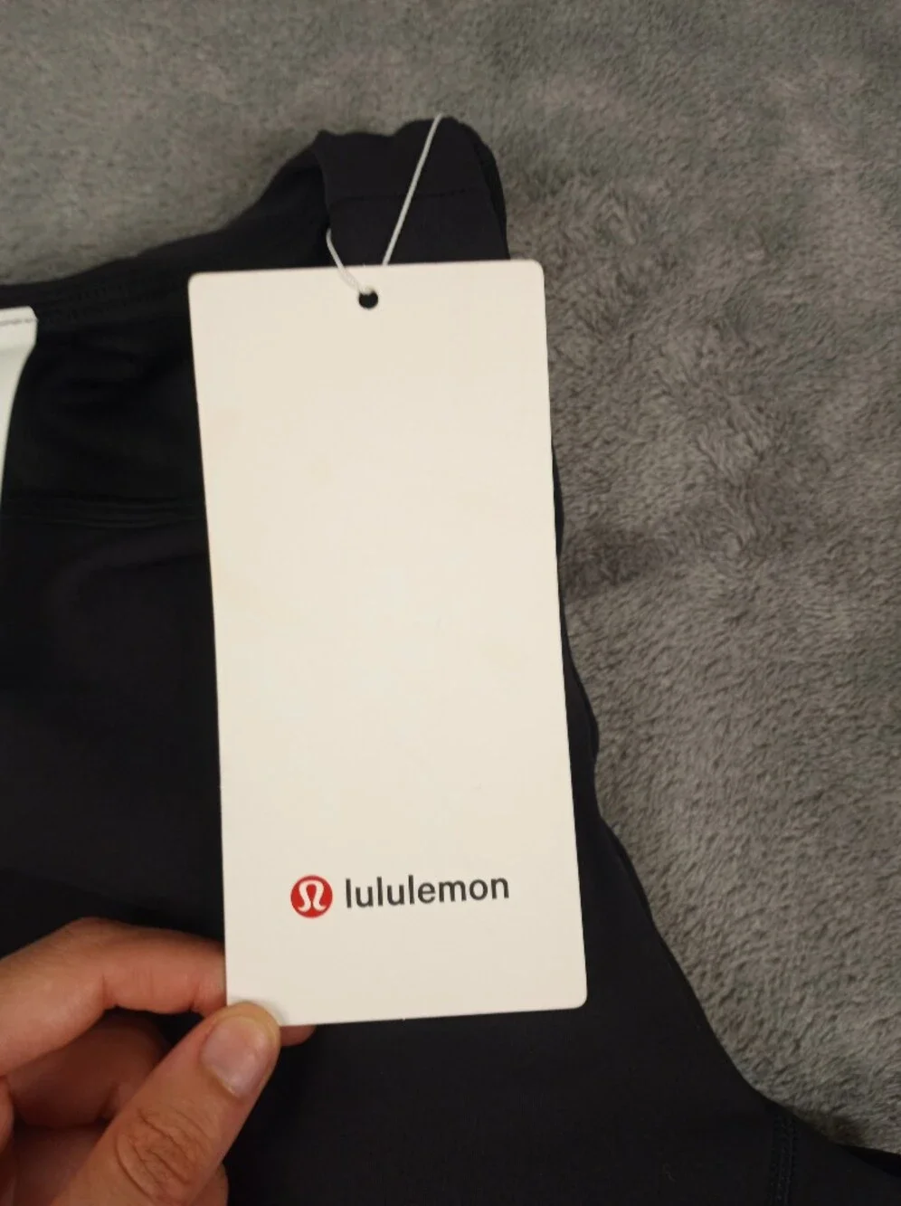 lululemon athletica Women's Black Performance Gym Running Tank Top Size 8 NWT